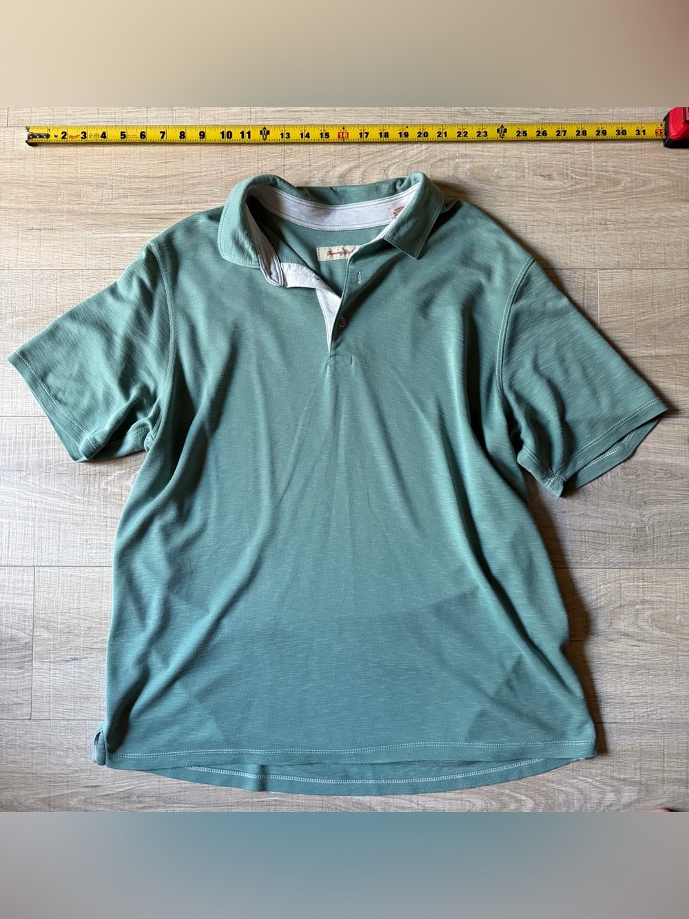 Tommy Bahama Men's Polo Shirt in Sage Green - Classic Casual XL